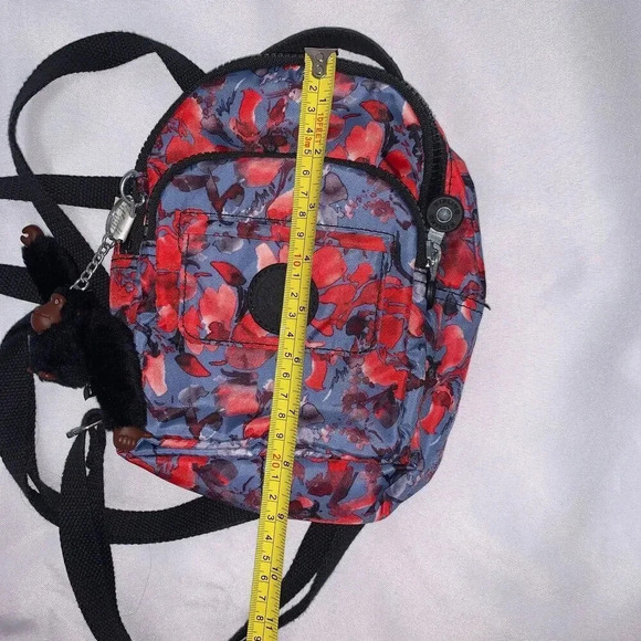 Kipling Alber Convertible 3-in-1 Mini Bag Backpack Festive Floral - Picture 9 of 9